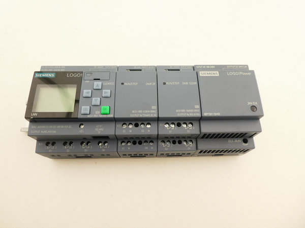 Siemens LOGO! / 6ED1 052-1MD00-0BA8 mit Modulen und Power