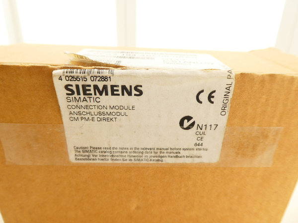 Siemens / Anschlussmodul / 6ES7 194-4BC00-0AA0 / E-Stand:02