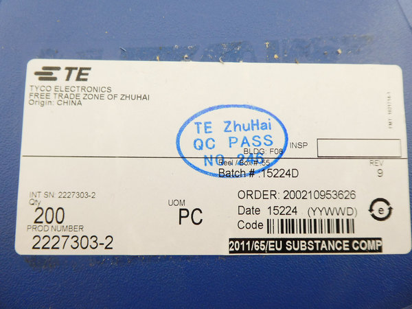 TE Connectivity / E/A-Steckverbinder 2227303-2 CAGE ASSEMBLY SFP