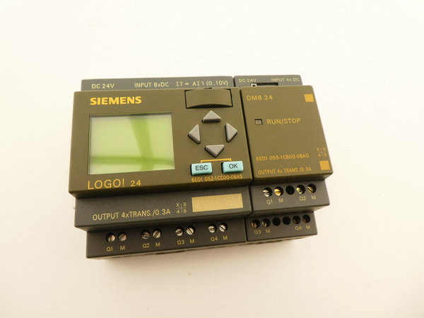 Siemens LOGO! / 6ED1 052-1CC00-0BA5 mit 6ED1 055-1CB00-0BA0