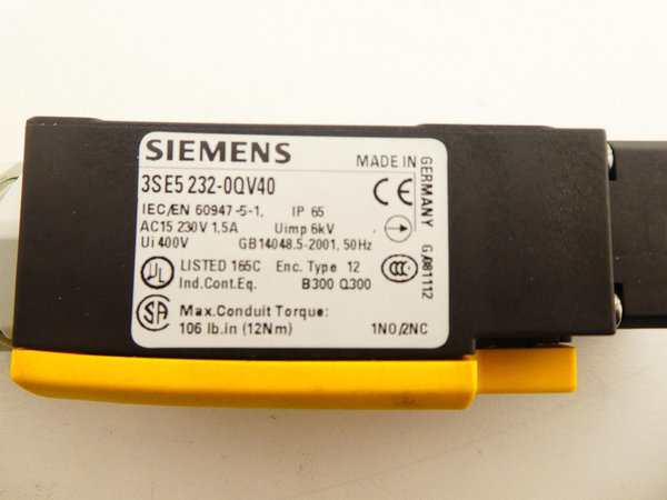 Siemens Sicherheits-Positionsschalter / 3SE5 232-0QV40