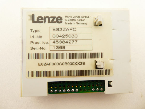 Lenze Vector 8200 / E82EV251_2C / 230V / 0,25kW / 0-650Hz