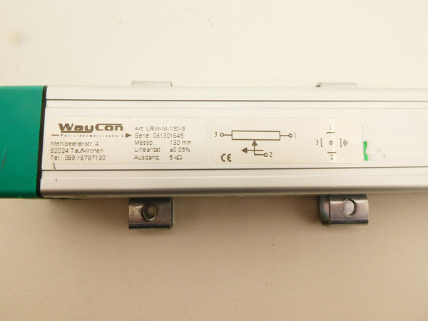 WayCon / Linearpotimeter / Wegsensor /  LRW-M-130-S