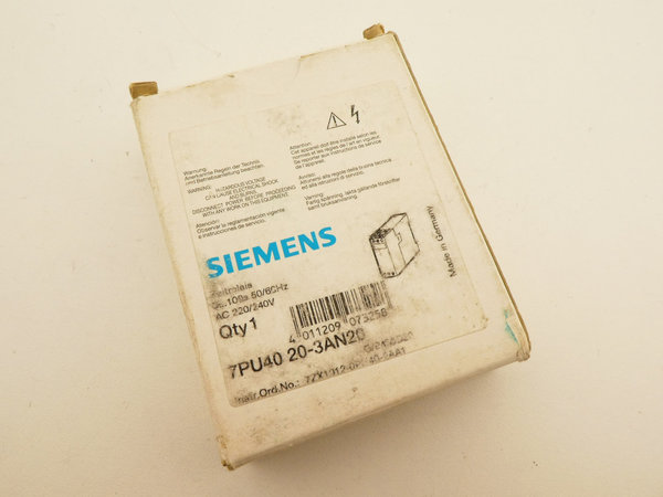 Siemens Zeitrelais 7PU60 20-7NN20 / 2...20s / 230V AC