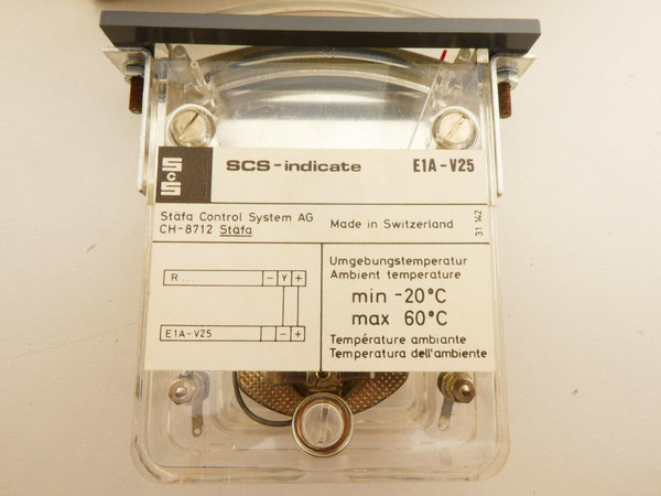 Staefa Control System / E1A-V25 / SCS-indicate / 0-25V