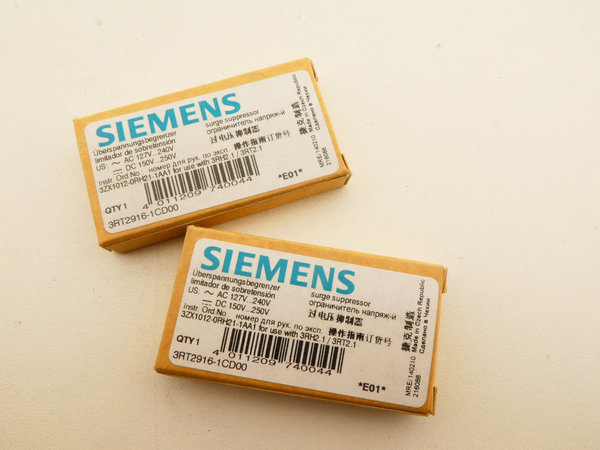 Siemens 2x Überspannungsbegrenzer / 3RT2916-1CD00